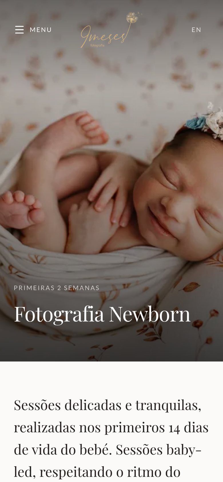 9 Meses Fotografia — Sessão newborn (mobile)