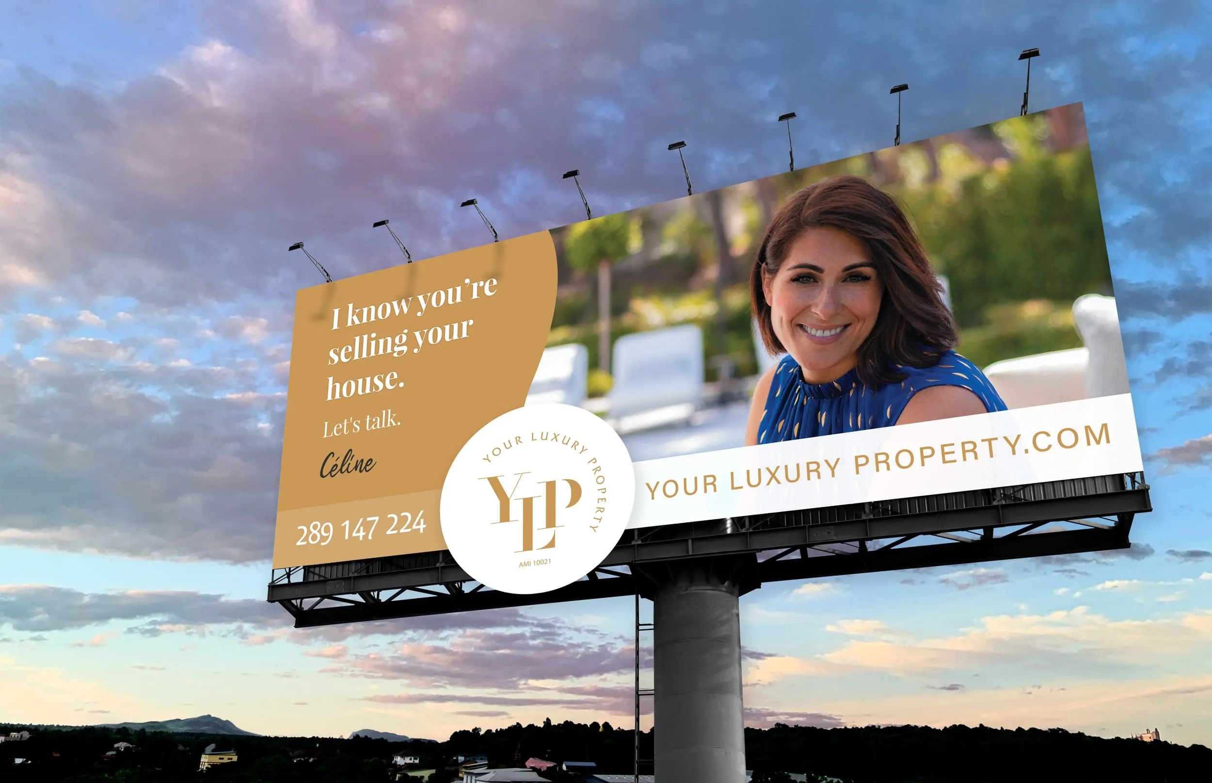 Your Luxury Property: Comunicação gráfica para imobiliário de luxo: flyers, brochuras, roll-ups e outdoors.