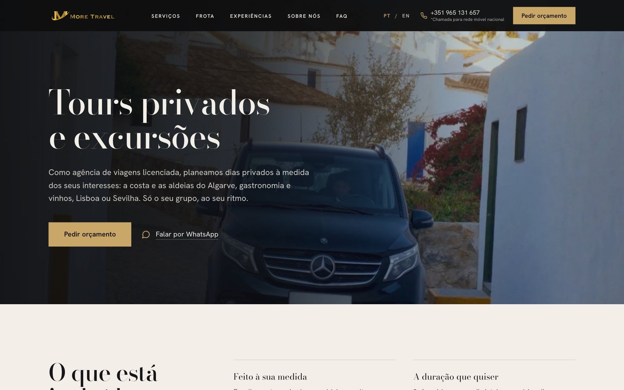 MoreTravel — Tours privados