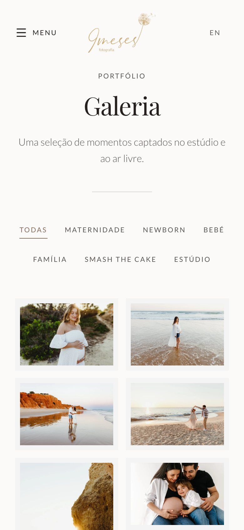 9 Meses Fotografia — Galeria (mobile)