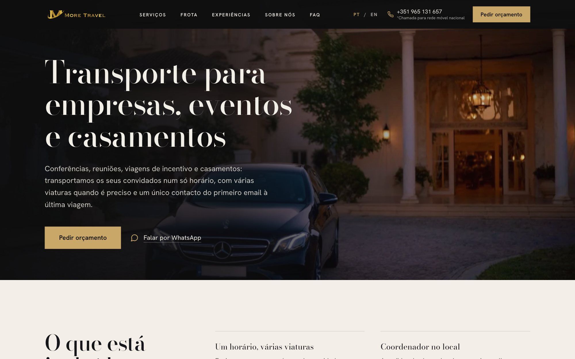 MoreTravel — Eventos corporativos