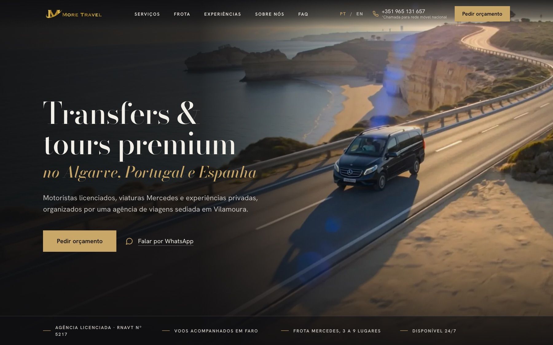 MoreTravel — desktop