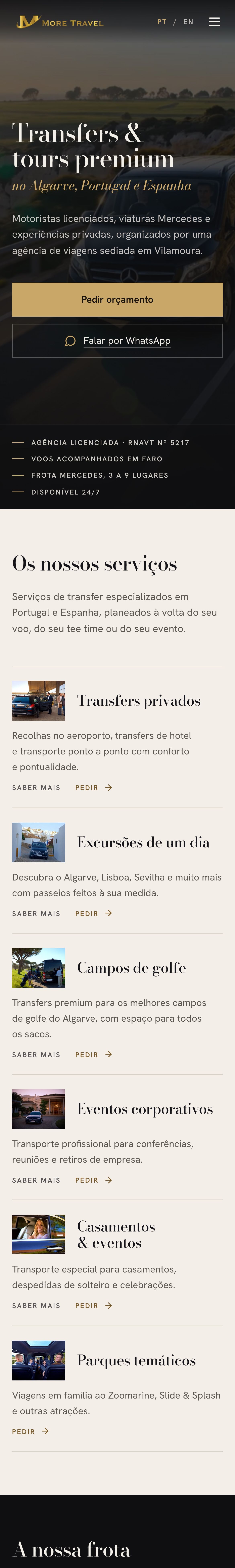 MoreTravel — mobile