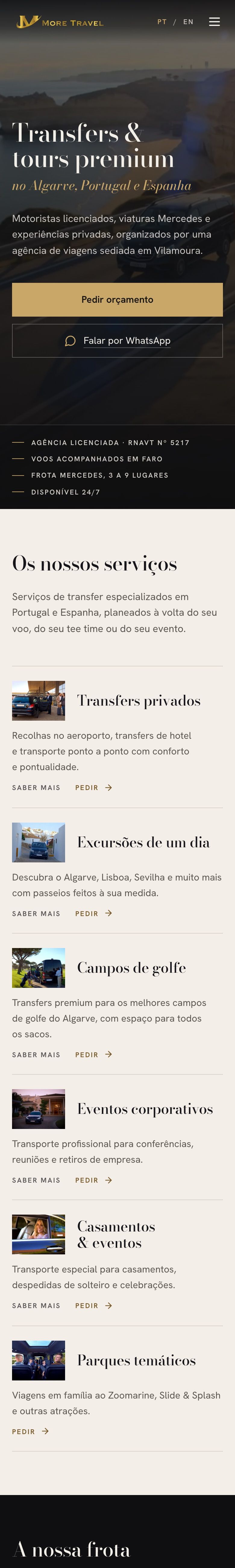 MoreTravel — mobile